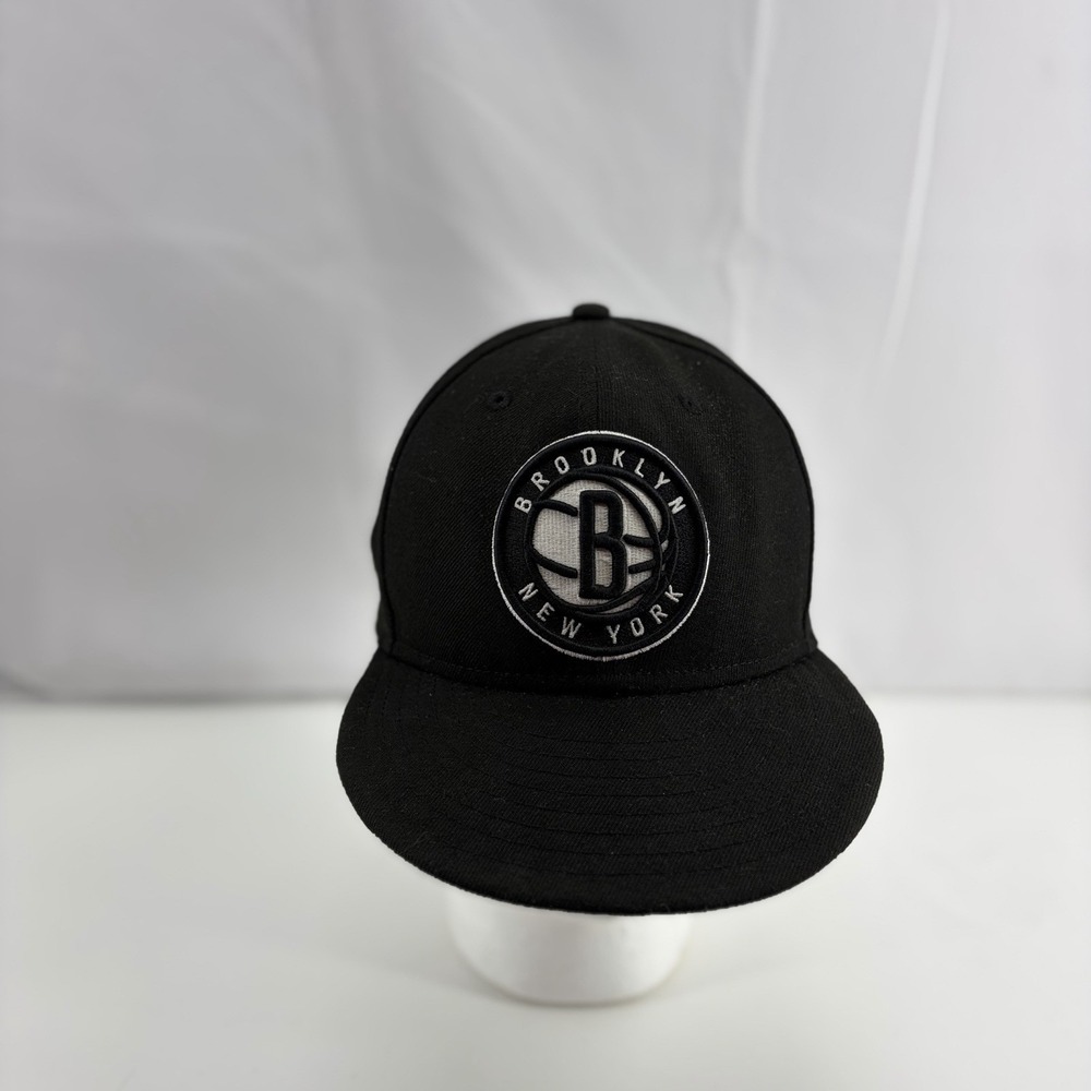 Brooklyn Nets Hat New Era 8Fifty Mens Black Snap Back NBA Basketball Adjustable‎